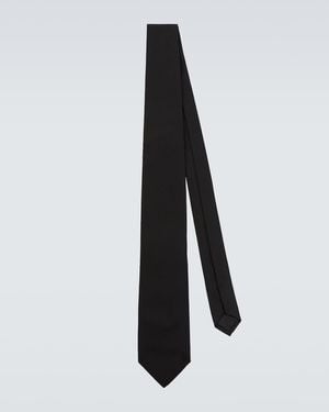 Prada Silk Satin Tie - Black