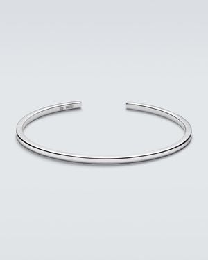 Mateo Armreif Aus Sterlingsilber - Weiß