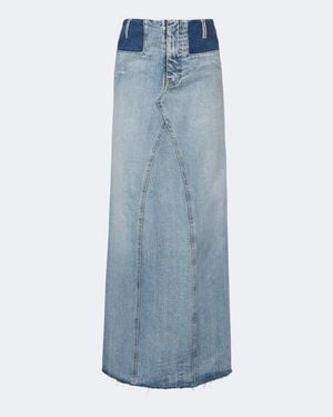 Maison Margiela Maxirock Aus Denim - Blau