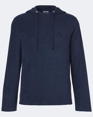 Vilebrequin Therapy Cotton-Blend Terry Hoodie - Blue