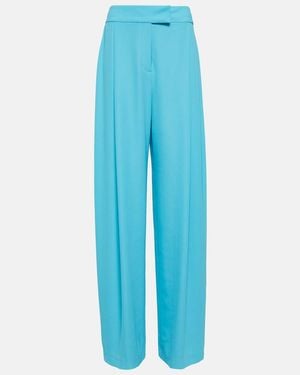 The Sei Pleated Wide-Leg Trousers - Blue