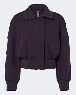 adidas By Stella McCartney Cotton-Blend Jacket - Blue