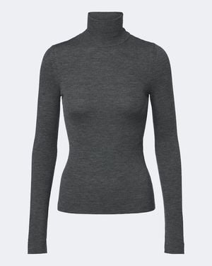 Max Mara Pull En Laine Vierge - Noir