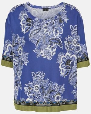 Etro Printed Top - Blue