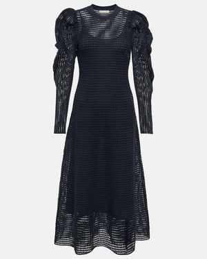 Ulla Johnson Marlena Knit Midi Dress - Blue