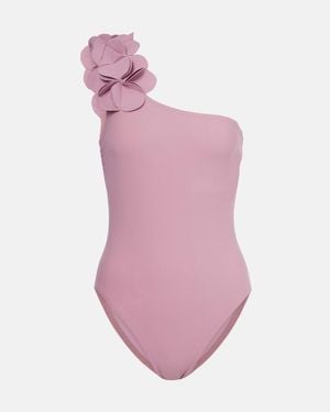 Karla Colletto Tess One-Shoulder Swimsuit - Pink
