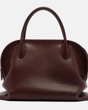 The Row Henkeltasche Agnes 12 Aus Leder - Braun