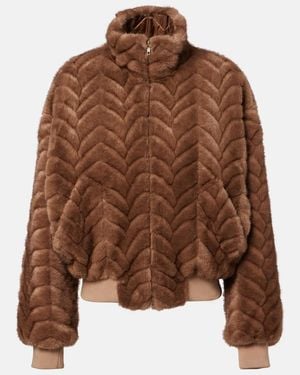Balenciaga Short Faux Fur - Brown