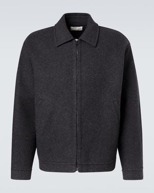 The Row Noggu Cashmere And Wool Jacket - Blue