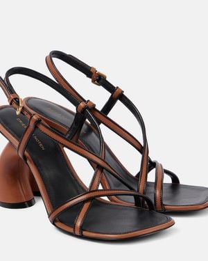 Dries Van Noten 95 Leather Sandals - Black