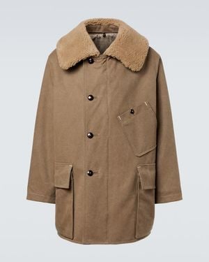 Lemaire Cotton-Blend Canvas Parka - Natural