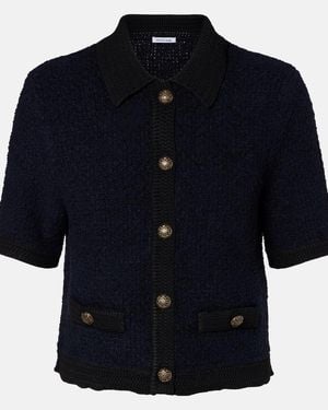 Veronica Beard Cardigan Aus Einem Baumwollgemisch - Blau