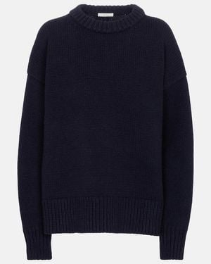 The Row Ophelia Wool And Cashmere Jumper - Blue
