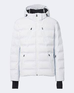 Aztech Mountain Nuke Hooded Down Ski Jacket - White