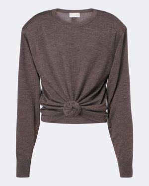 Magda Butrym Wool Jumper - Brown