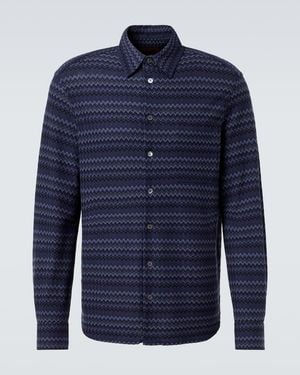 Missoni Zigzag Cotton Shirt - Blue