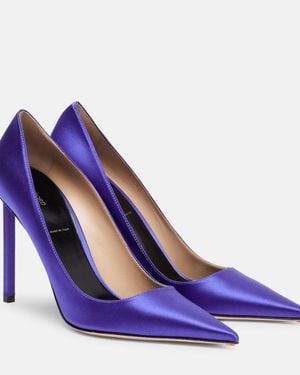 Tom Ford Betty 105 Satin Pumps - Purple
