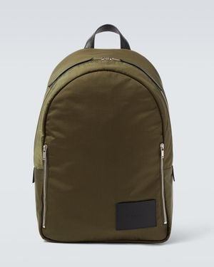Jil Sander Rucksack Mit Leder - Grün