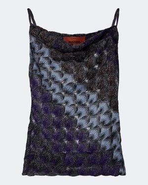 Missoni Top De Lame - Azul