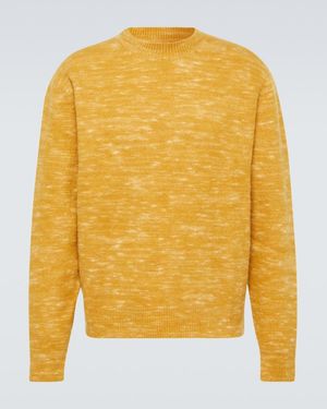 The Elder Statesman Pullover Jasper Aus Einem Kaschmirgemisch - Gelb