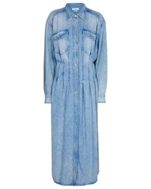 Isabel Marant Isabel Marant, Etoile Tomie Denim Maxi Dress - Blue