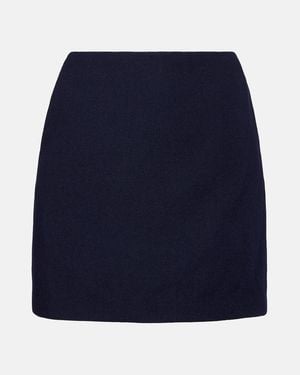 TOVE Minifalda Jeanette De Lana Virgen - Azul