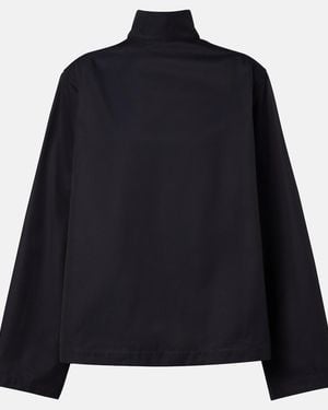 Alaïa Reversible Cotton Gabardine Jacket - Black