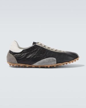 Maison Margiela Sneakers Sprinter Aus Leder - Schwarz