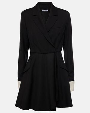 Max Mara Sella Virgin Wool Shirt Dress - Black