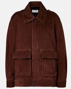 Nour Hammour Feldjacke Drey Aus Veloursleder - Braun
