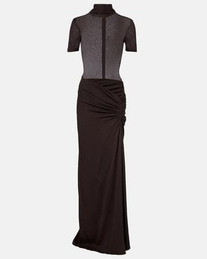Christopher Esber Jersey Maxi Dress - Black