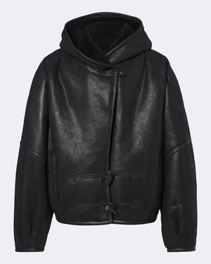 Isabel Marant Jacke Amiel Aus Leder - Schwarz