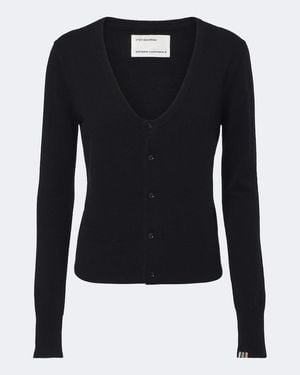 Extreme Cashmere Cardigan N°511 Dorothea Aus Kaschmir - Blau