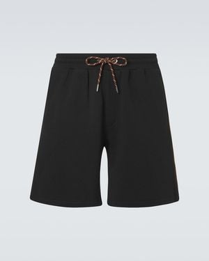 Moncler Archivio Cotton Shorts - Black
