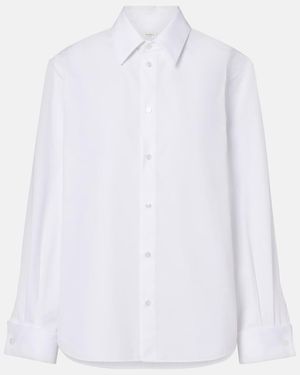 Saint Laurent Cotton Poplin Shirt - White