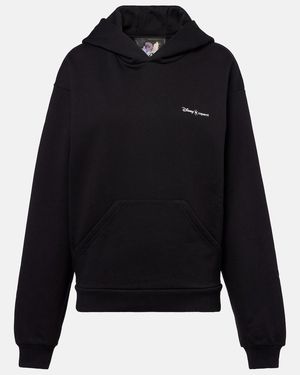 Coperni X Disney Maleficent Cotton-Blend Hoodie - Black
