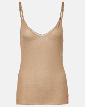 Tom Ford Bamboo Jersey Tank Top - Natural