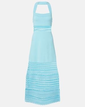 Jonathan Simkhai Blayne Open-Knit Midi Dress - Blue