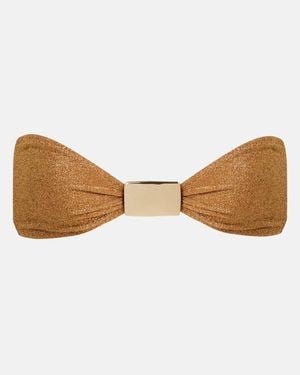 SAME Hammer Bandeau Top - Brown