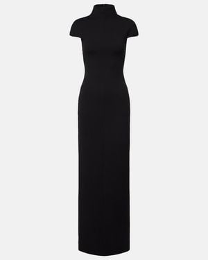 Solace London Lang Crepe Maxi Dress - Black