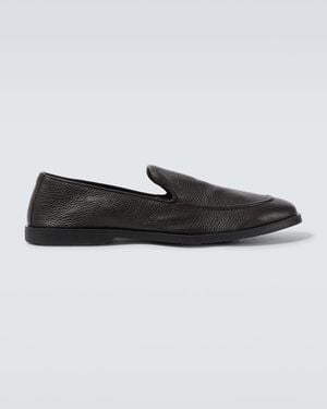 George Cleverley Cornwall Leather Loafers - Black