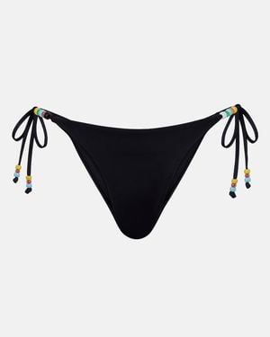 STAUD Braga De Bikini Sisley Con Cuentas - Negro