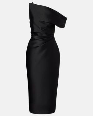 Solace London Ellison One-Shoulder Cocktail Dress - Black