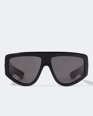 Bottega Veneta Shield Sunglasses - Grey
