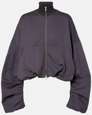 Dries Van Noten Cotton Jersey Jacket - Blue