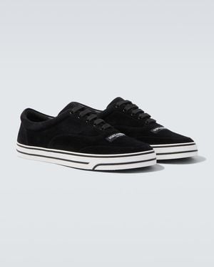 Dolce & Gabbana Baskets En Daim - Noir