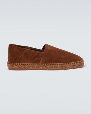 Tom Ford Espadrilles Barnes Aus Veloursleder - Braun