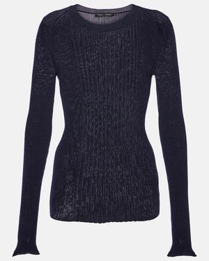 Proenza Schouler Pullover Cassidy Aus Wolle Und Seide - Blau