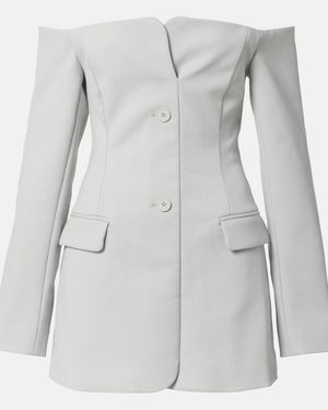 SIR. Sandrine Off-Shoulder Minidress - Gray