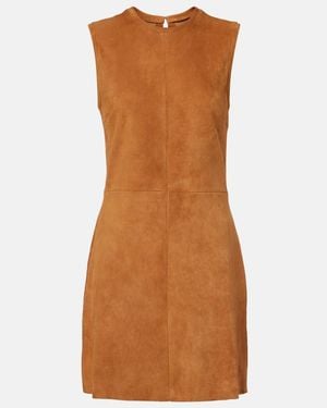 Stouls Dollie Suede Minidress - Brown